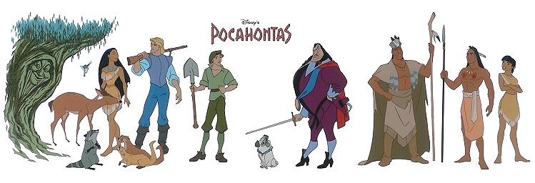 large Pocahontas Cast